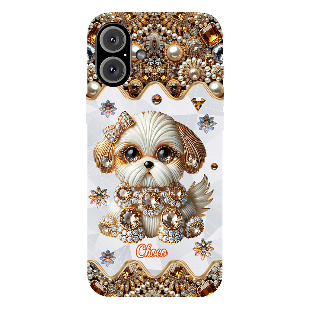 Love Shih Tzu - Personalized Dog Full Print Phone Case