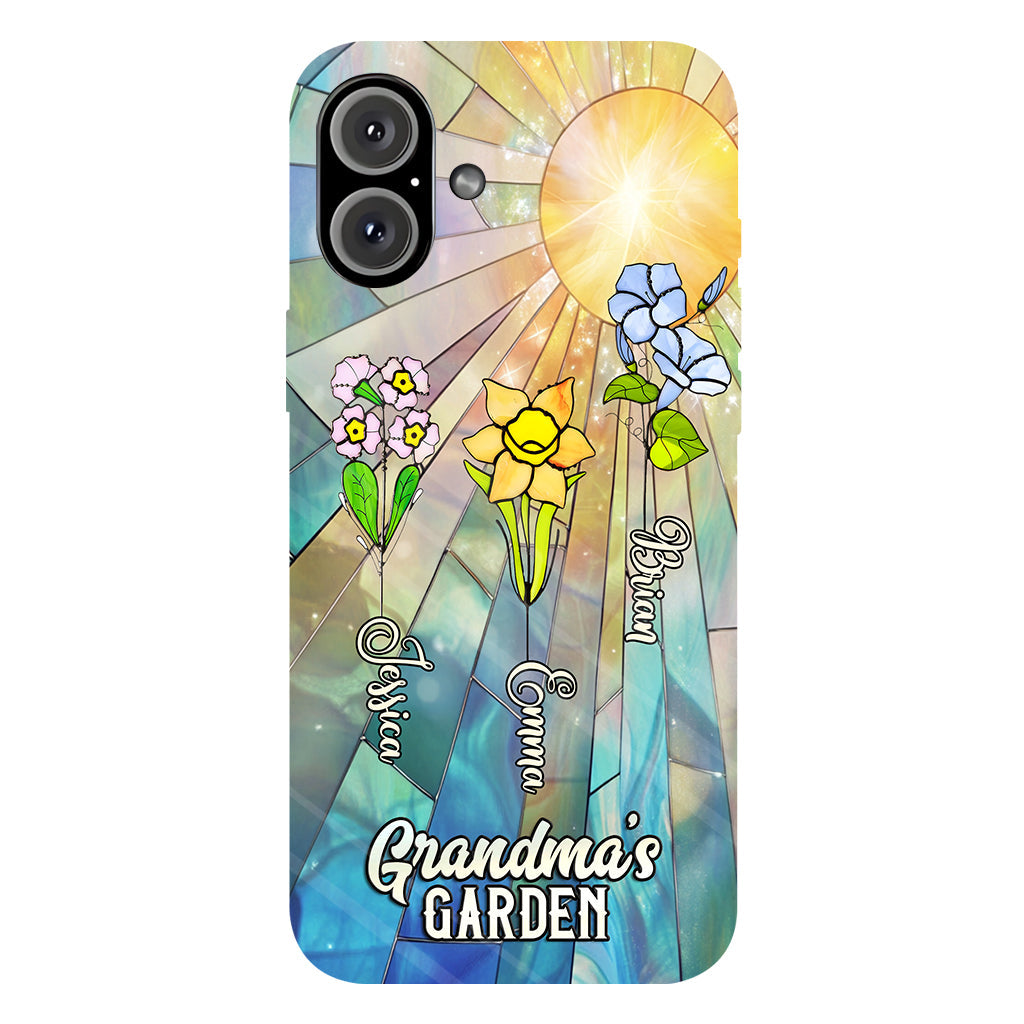 Grandma's Garden - Personalized Grandma Full Print Phone Case