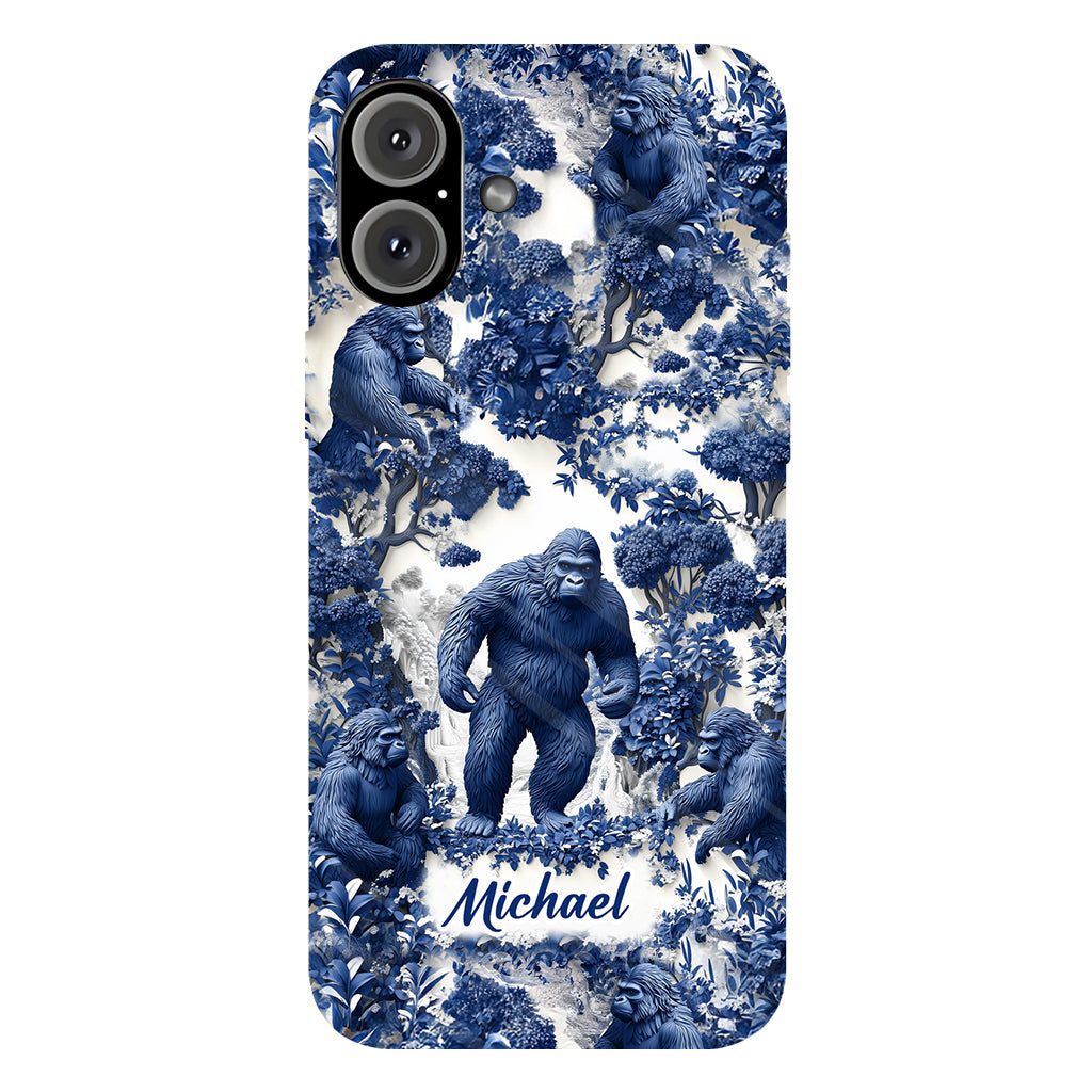 Bigfoot Summer Vibes - Personalized Hiking Full Print Phone Case