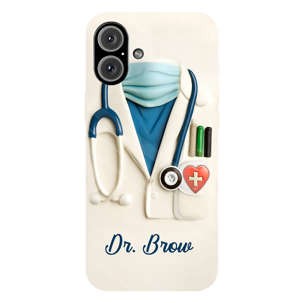 Medical Appreciation Design With Stethoscope - Personalized Full Print Phone Case