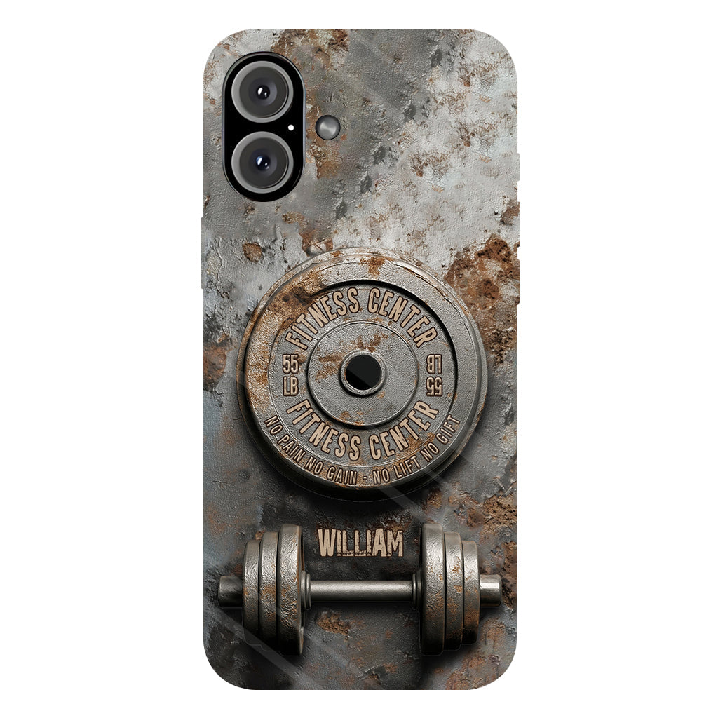 No Pain No Gain - Personalized Fitness Full Print Phone Case