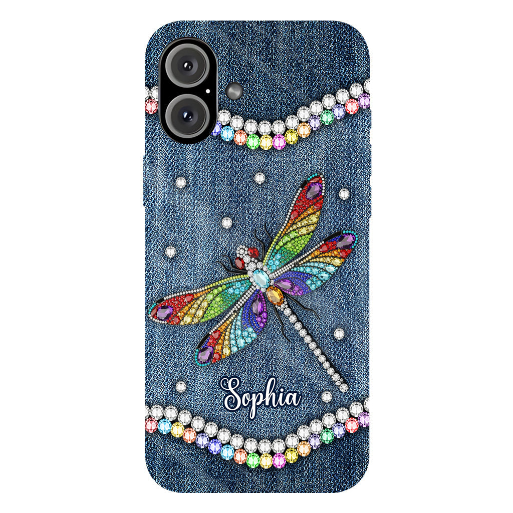 Beautiful Dragonfly - Personalized Dragonfly Full Print Phone Case