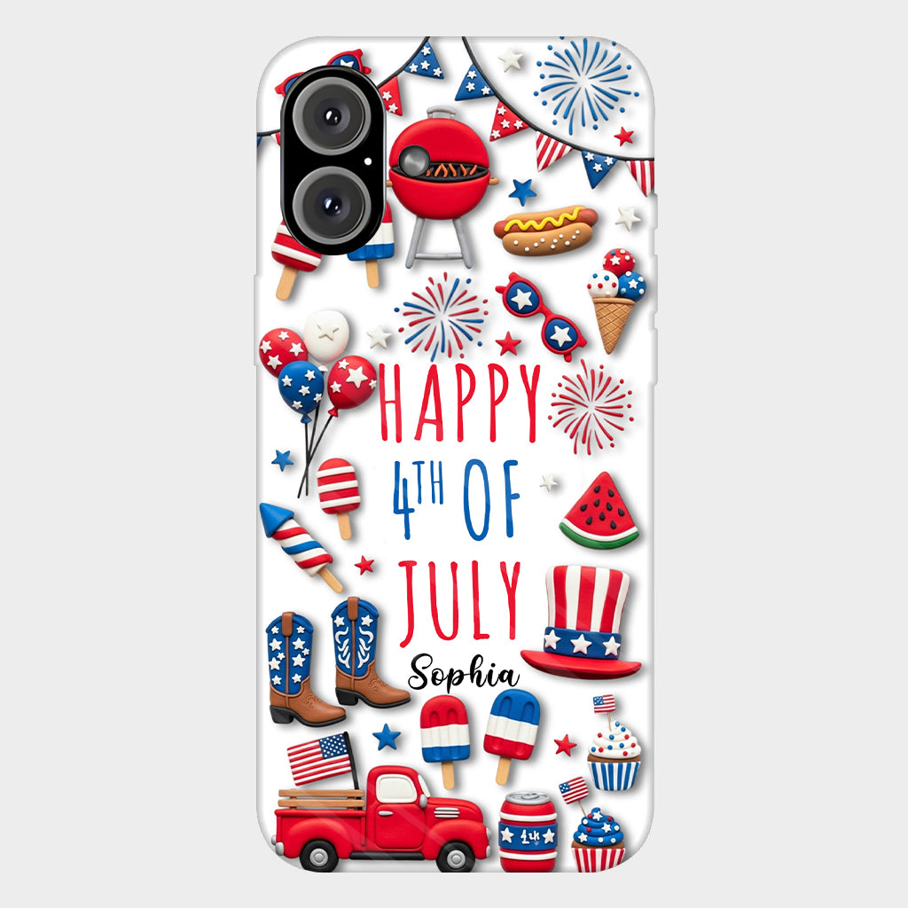 Happy 4th Of July - Personalized Independence Day/ 4th of July Full Print Phone Case