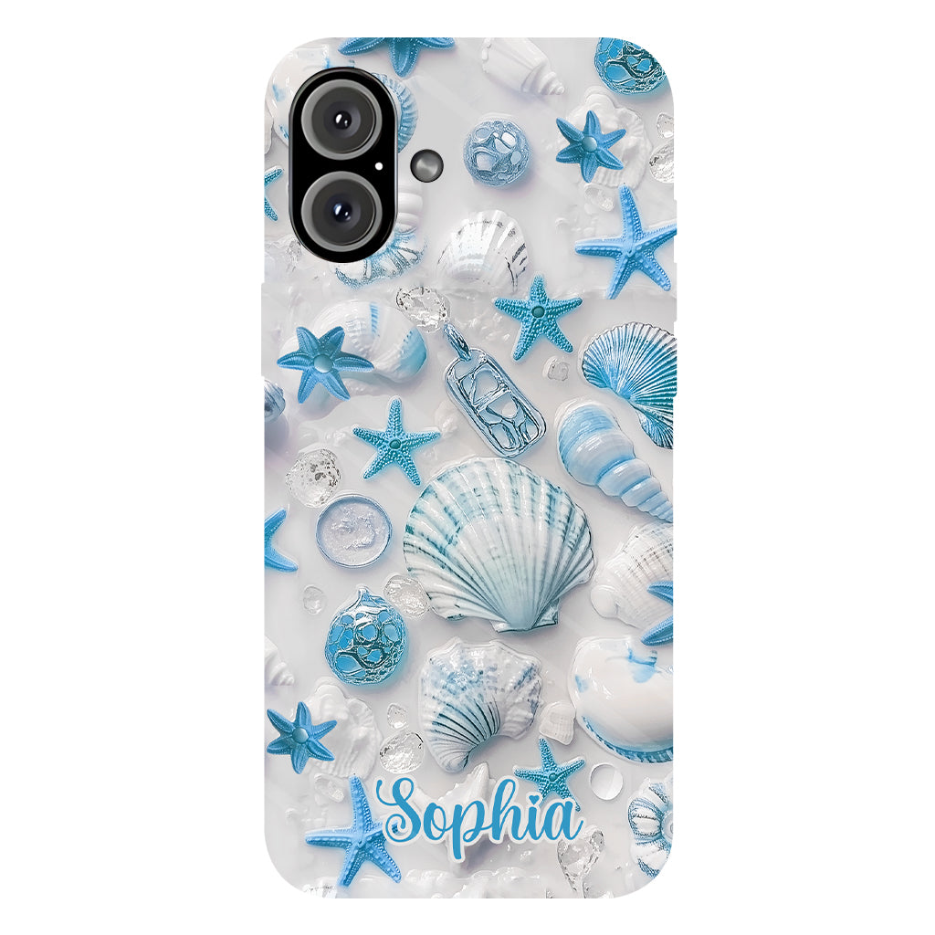 Beach Lovin' Girl - Personalized Sea Lover Full Print Phone Case
