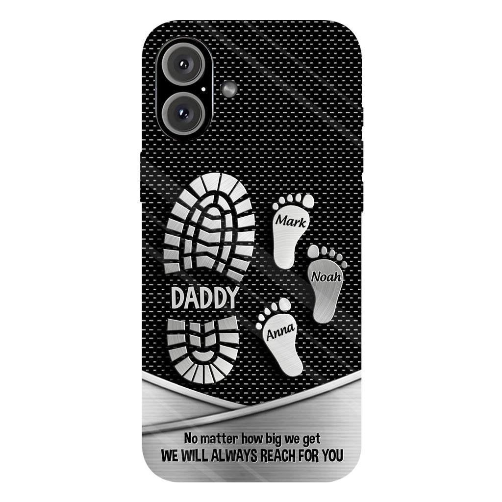 Your Footsteps Led Our Way - Personalized Father Full Print Phone Case