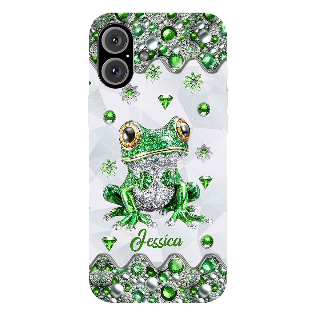 Just A Girl Who Loves Frogs - Personalized Frog Full Print Phone Case