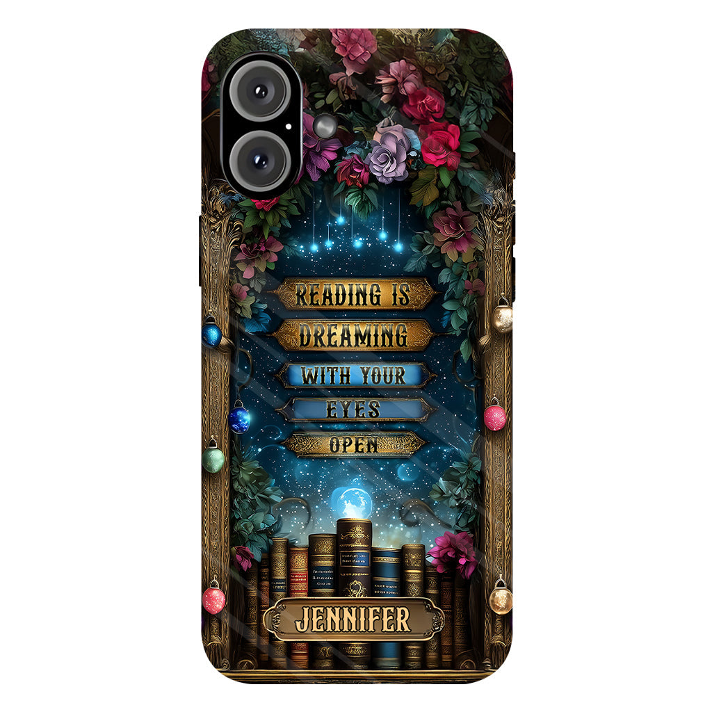 Reading is Dreaming - Personalized Book Full Print Phone Case