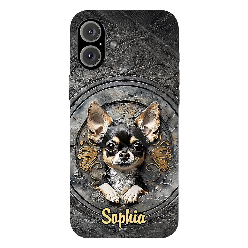 Adorable Chihuahua - Personalized Dog Full Print Phone Case