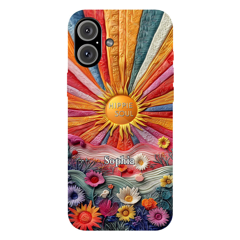 Hippie Soul - Personalized Hippie Full Print Phone Case