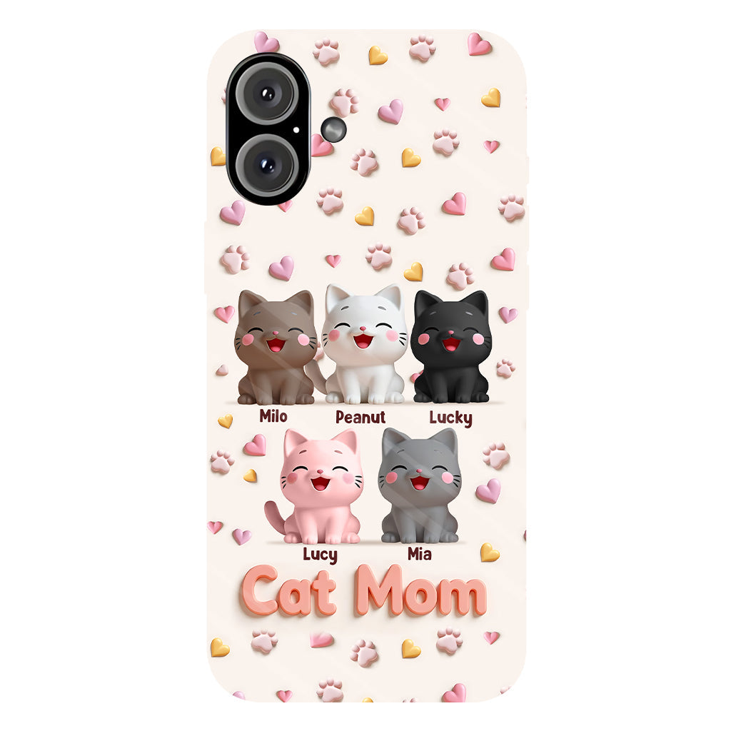 Cat Mom - Personalized Cat Full Print Phone Case
