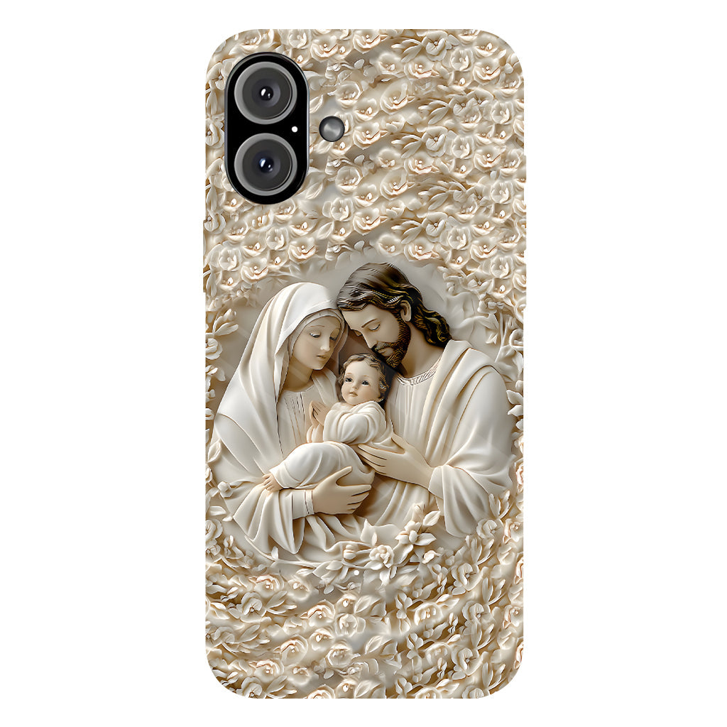 The Holy Family - Personalized Christian Full Print Phone Case
