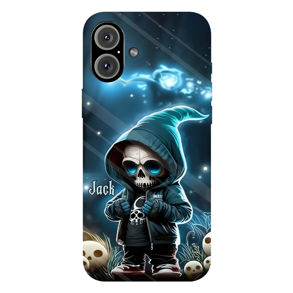 Cool Dude - Personalized Skull Full Print Phone Case