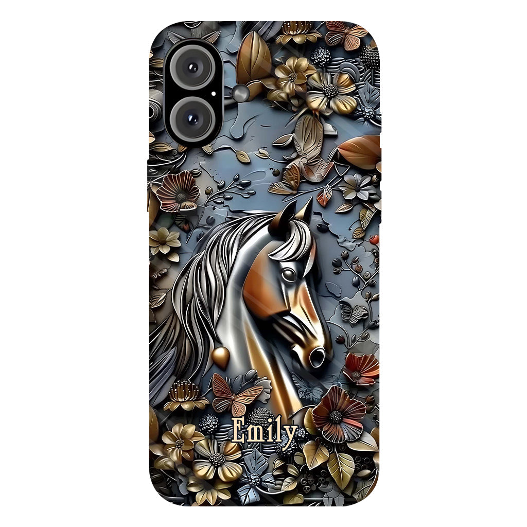 Stunning Horse - Personalized Horse Full Print Phone Case