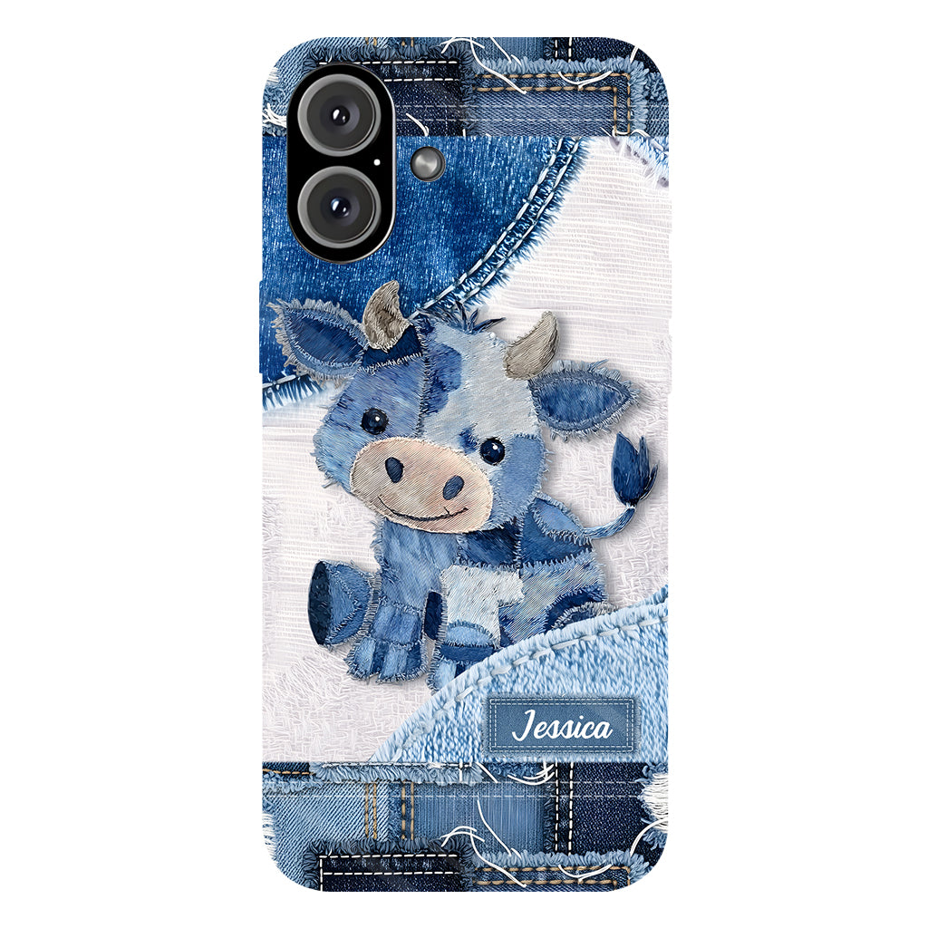 Cute Highland Cow - Personalized Highland Cow Full Print Phone Case