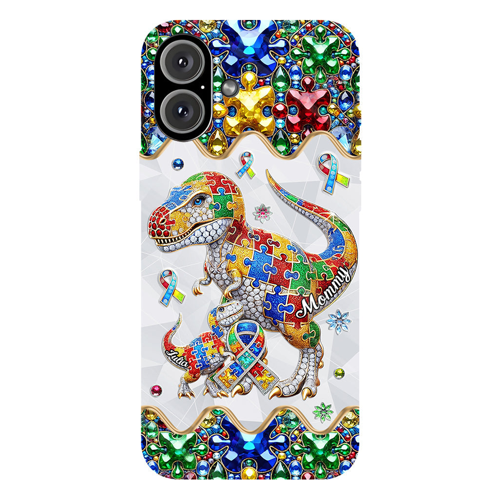 Strong Mama - Personalized Autism Awareness Full Print Phone Case