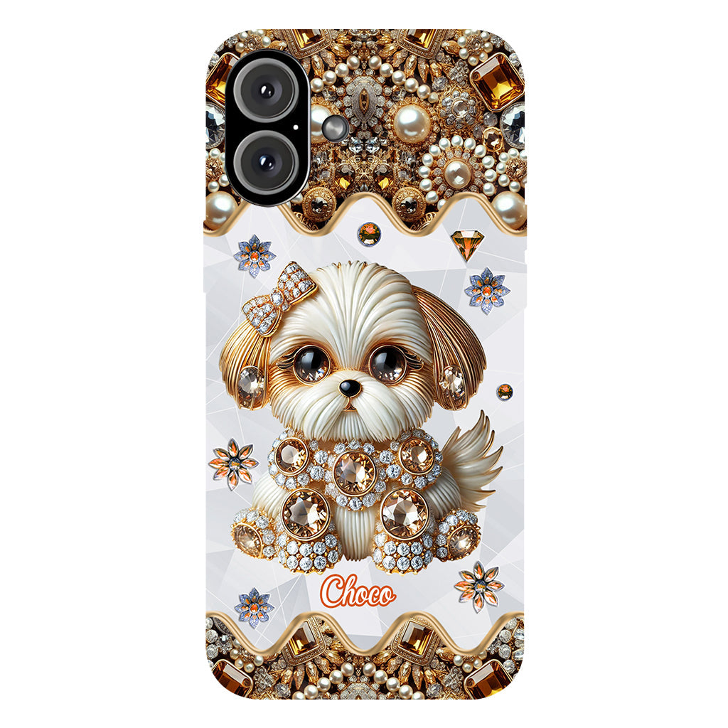 Love Shih Tzu - Personalized Dog Full Print Phone Case