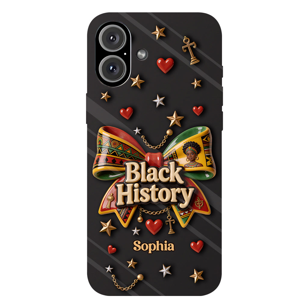 Black History Month - Personalized African American Full Print Phone Case
