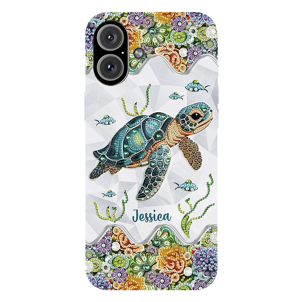 Just A Girl Who Loves Turtle - Personalized Turtle Full Print Phone Case
