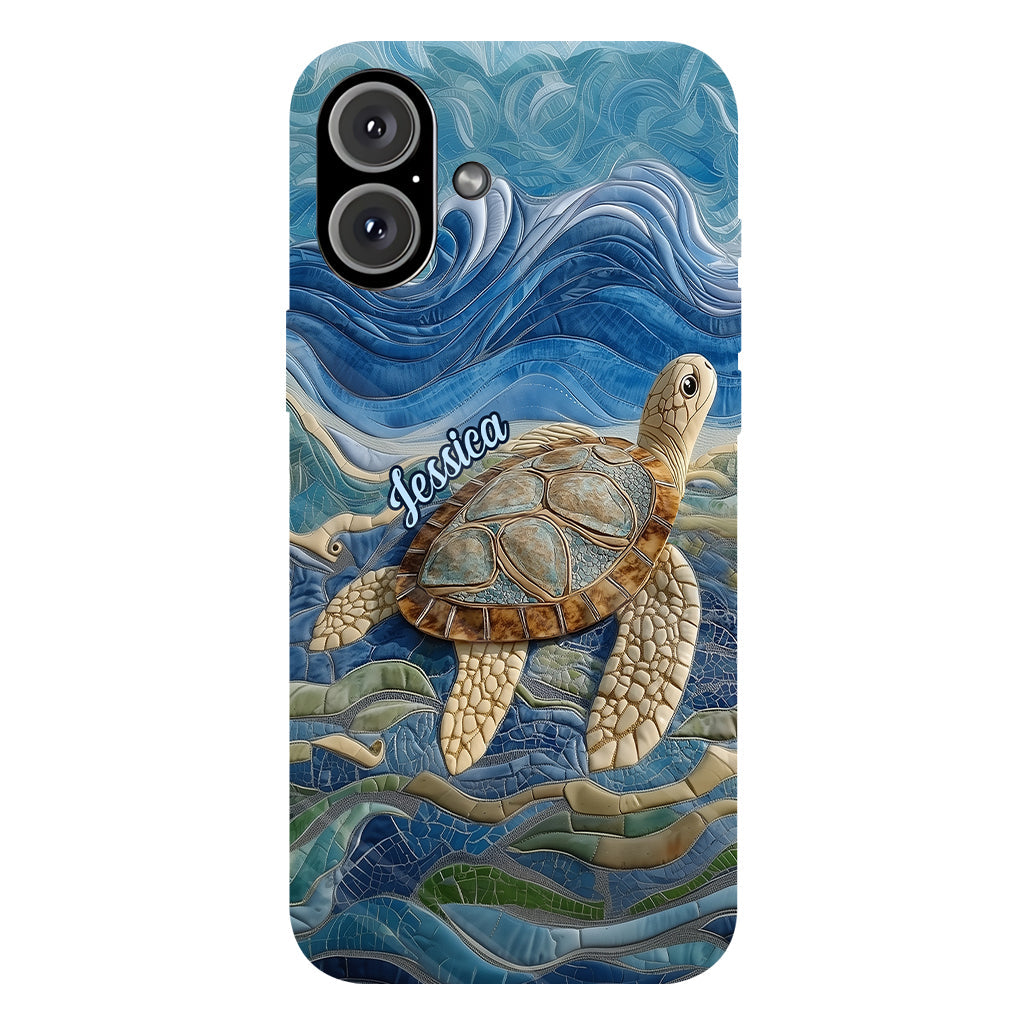 Love Turtles - Personalized Turtle Full Print Phone Case