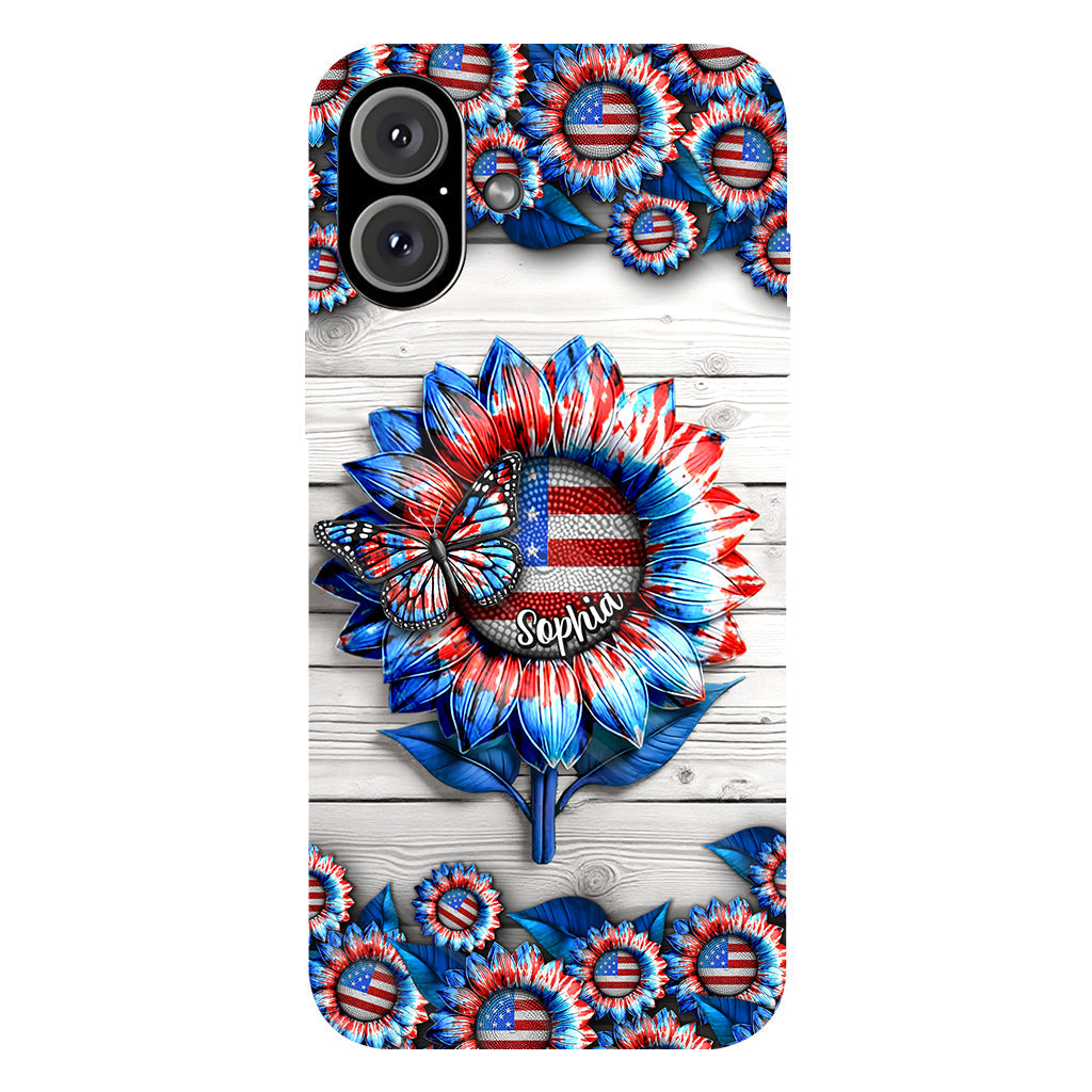 Love America - Personalized Independence Day/ 4th of July Full Print Phone Case