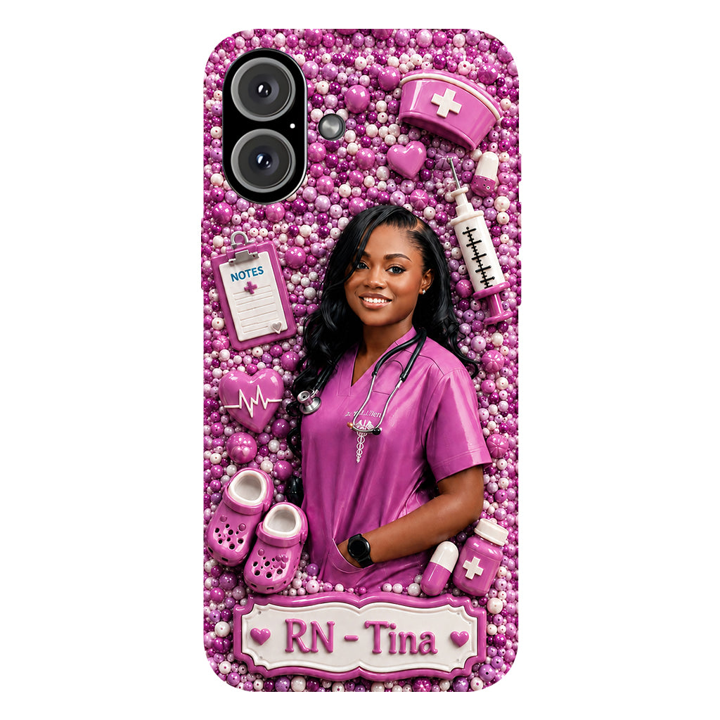 Love Being A Nurse - Personalized Nurse Full Print Phone Case