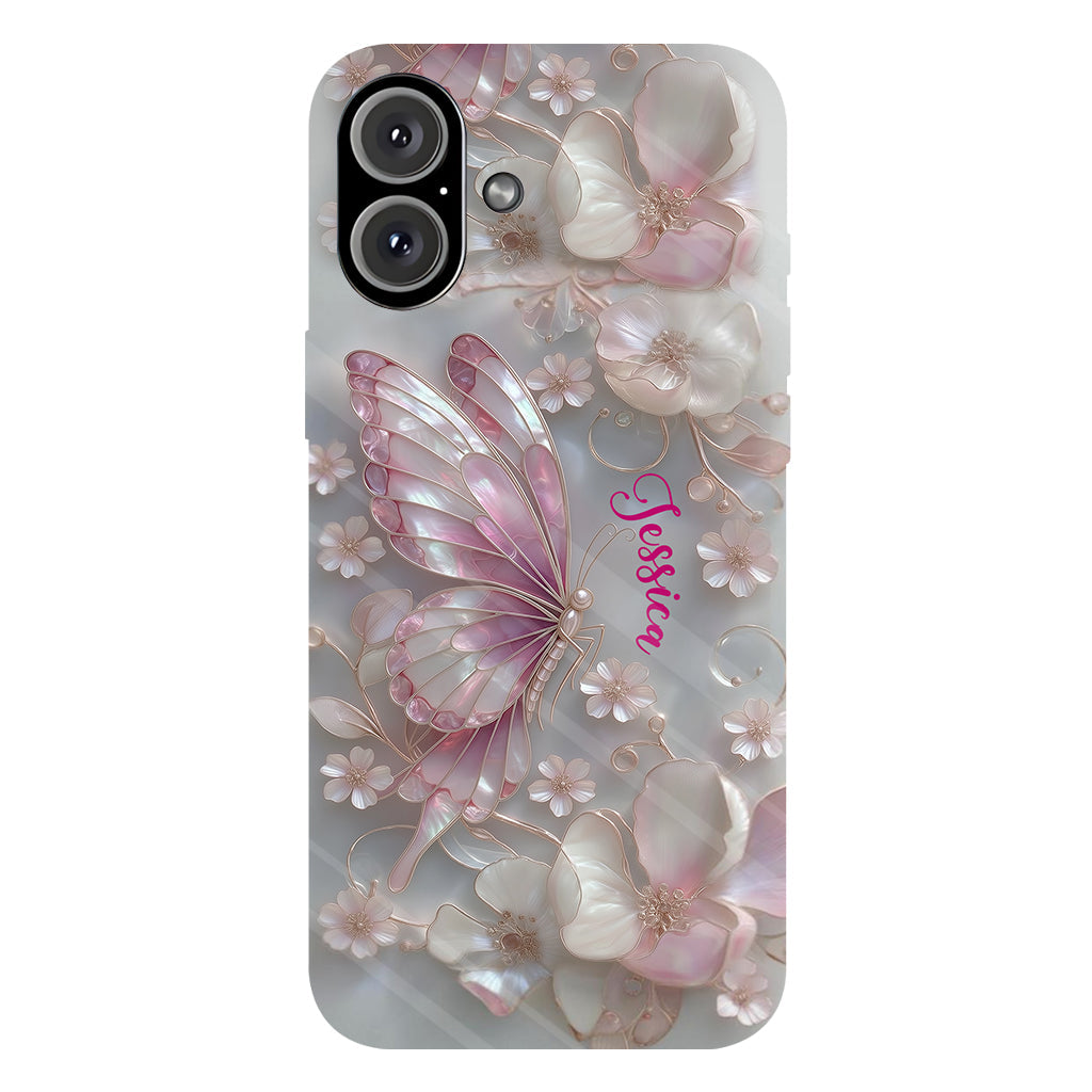 Love Butterflies - Personalized Butterfly Full Print Phone Case