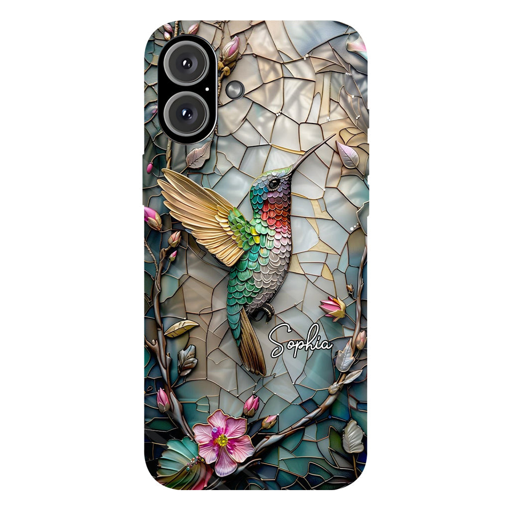 Artistic Hummingbird - Personalized Gardening Full Print Phone Case