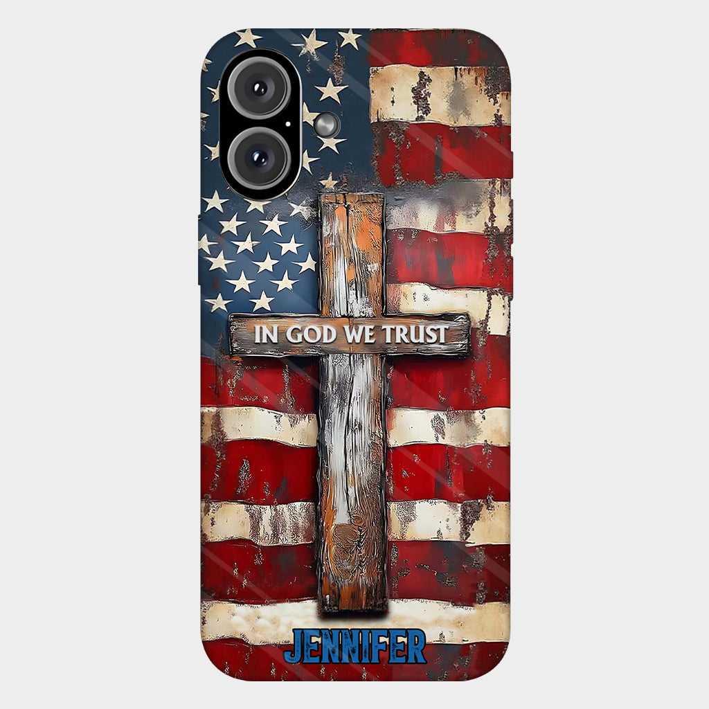 In God We Trust - Personalized Christian Full Print Phone Case