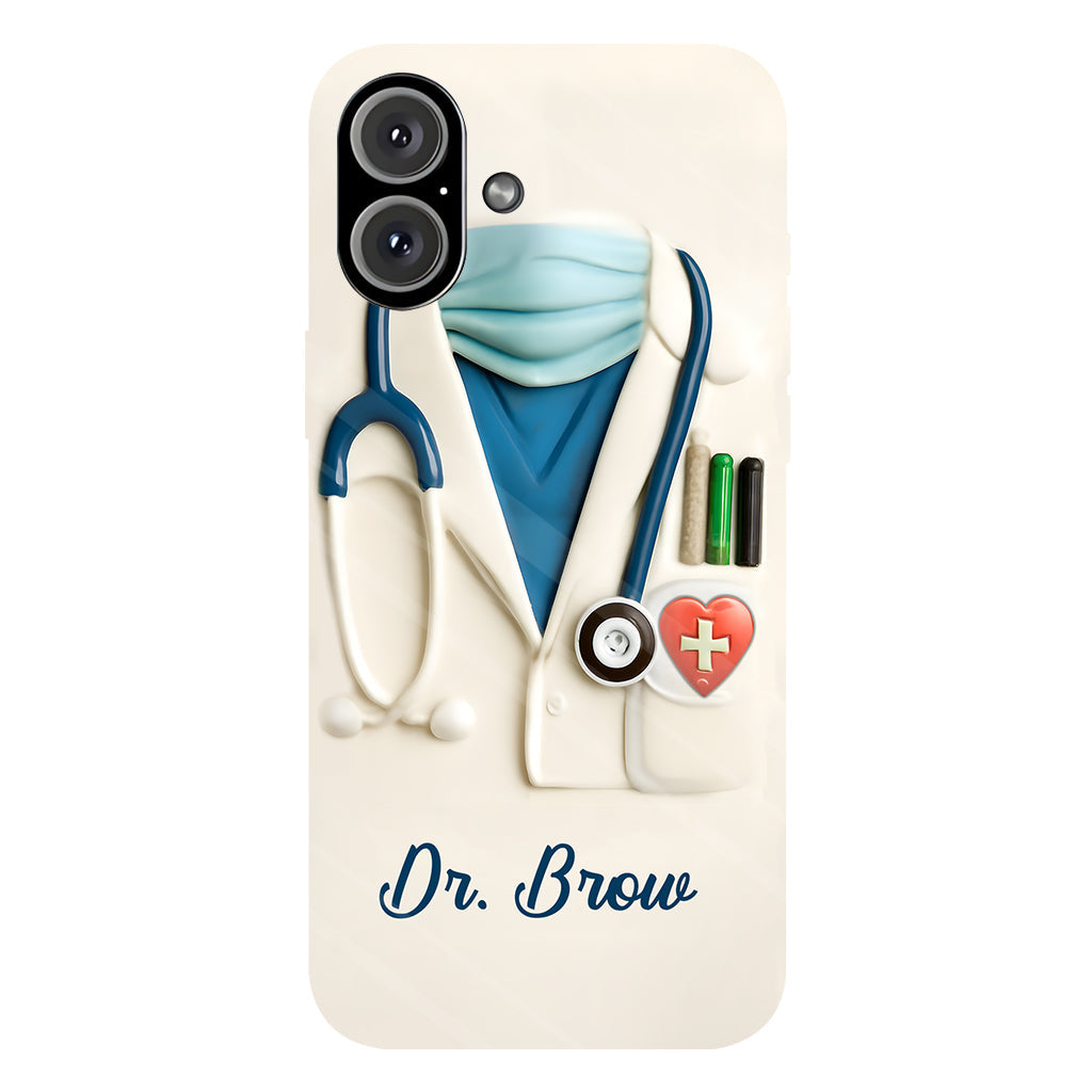 Medical Appreciation Design With Stethoscope - Personalized Full Print Phone Case