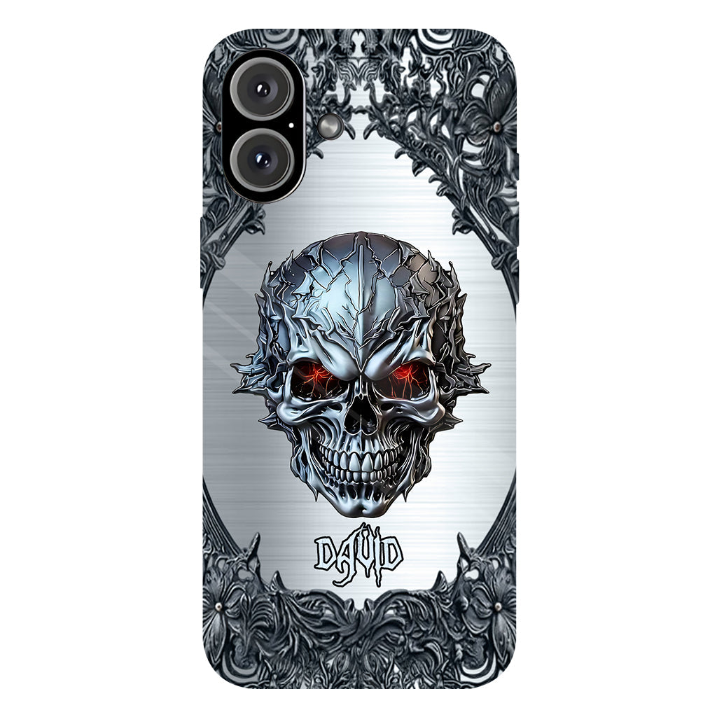 Cool Skull - Personalized Skull Full Print Phone Case