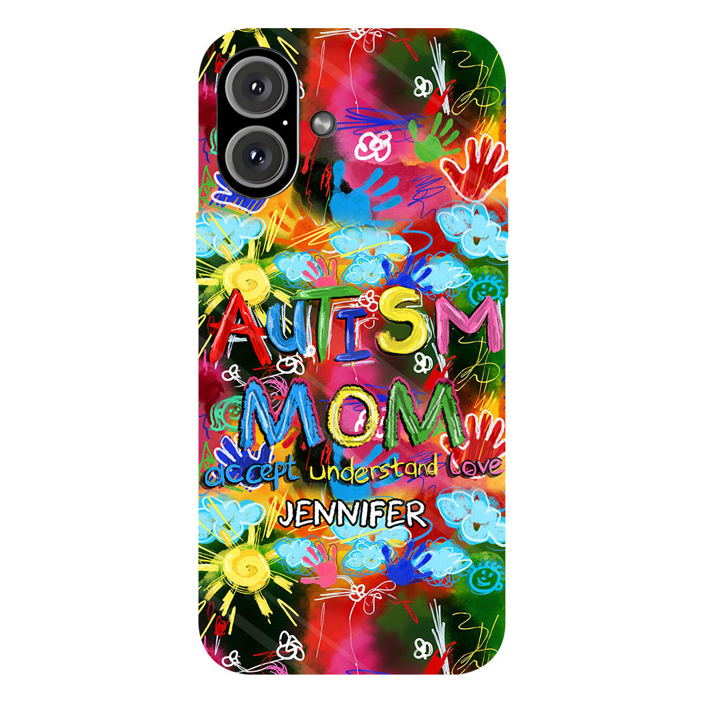 Autism Mom - Personalized Autism Awareness Full Print Phone Case