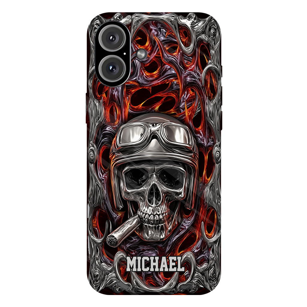 Ride Or Die - Personalized Biker Full Print Phone Case