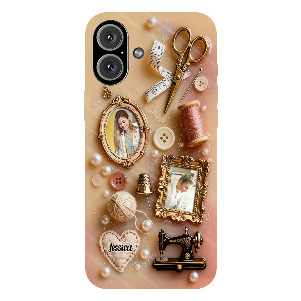 Love Sewing - Personalized Sewing Full Print Phone Case