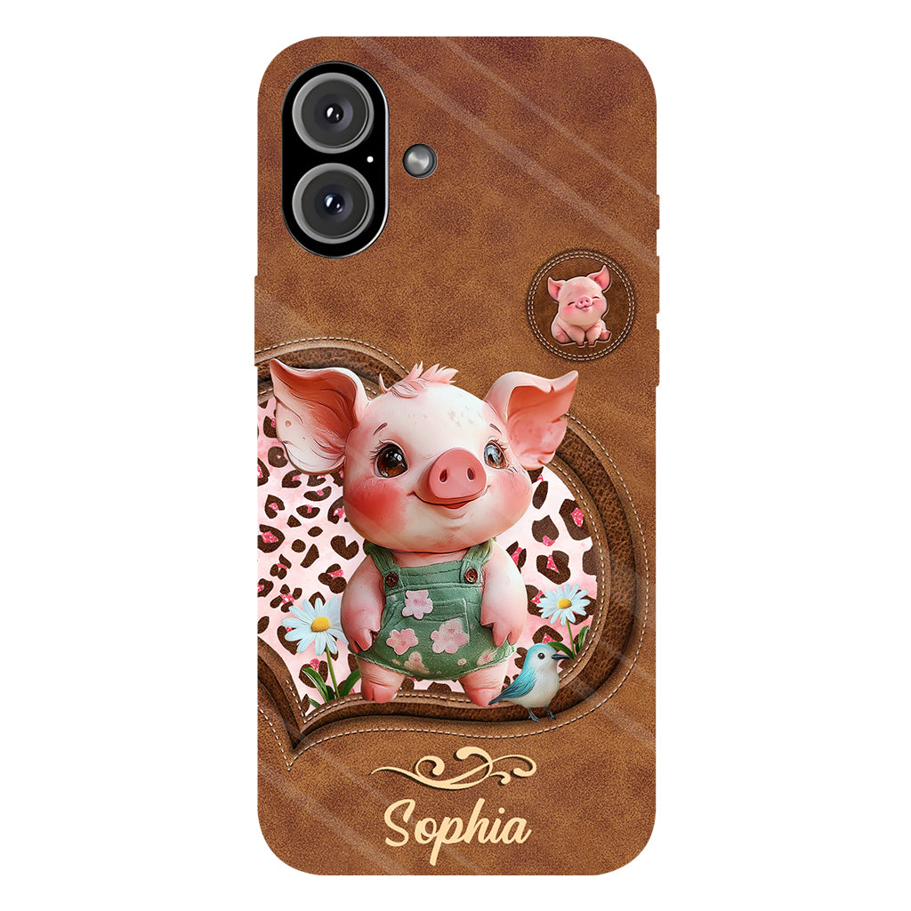 Cute Pig - Personalized Pig Lover Full Print Phone Case