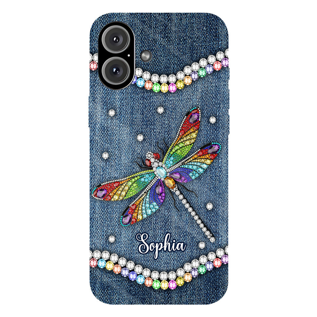 Beautiful Dragonfly - Personalized Dragonfly Full Print Phone Case