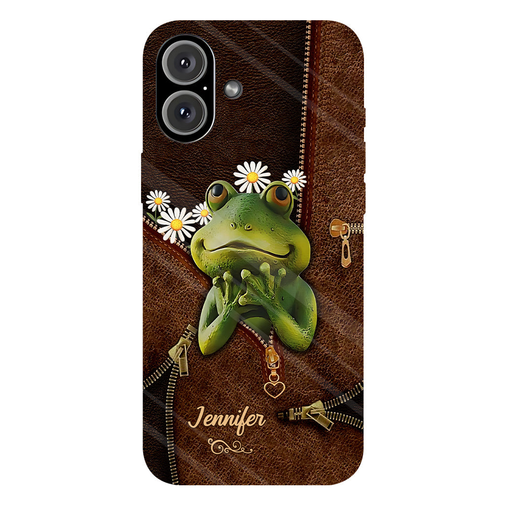 Cute Frogs - Personalized Frog Full Print Phone Case