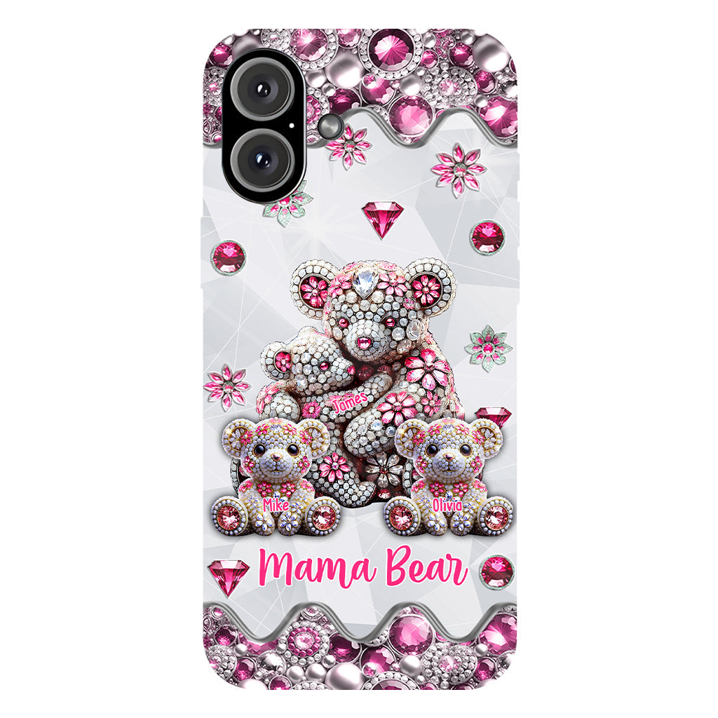 Mama Bear Gift For Mom, Grandma,.. - Personalized Mother Full Print Phone Case