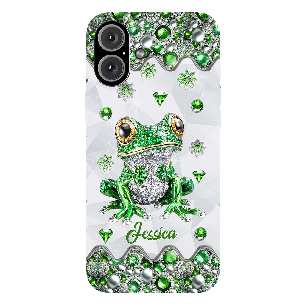 Just A Girl Who Loves Frogs - Personalized Frog Full Print Phone Case