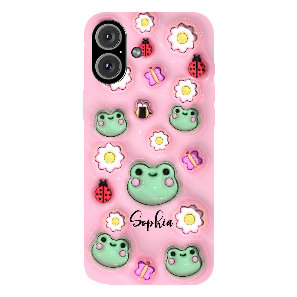 Love Frogs - Personalized Frog Full Print Phone Case