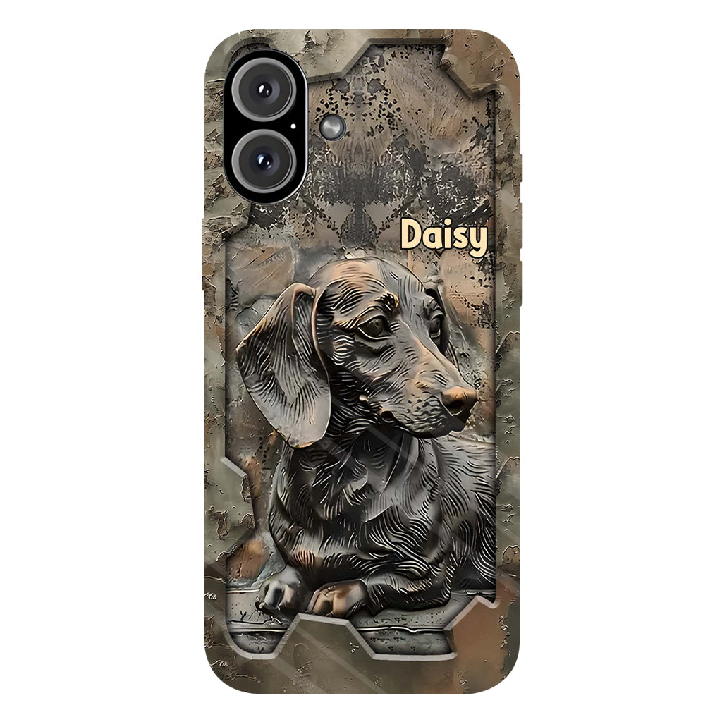 Life Is Better With My Dachshund - Personalized Dog Full Print Phone Case