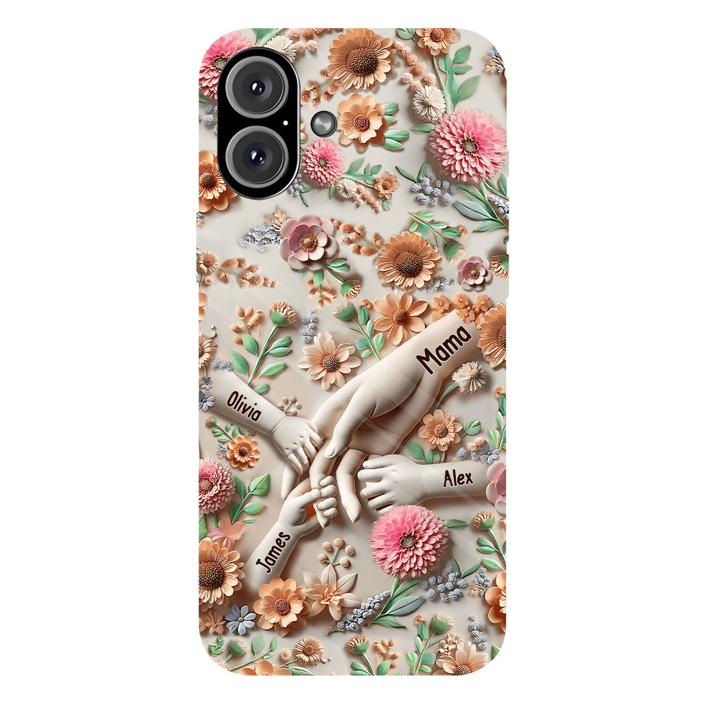 Hold Our Hands - Personalized Mother Full Print Phone Case