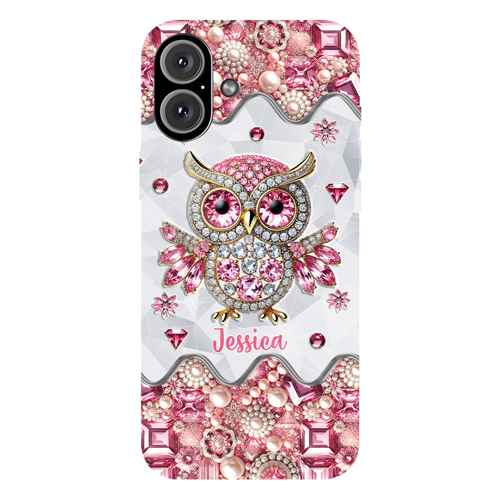 Just A Girl Who Loves Owls - Personalized Owl Full Print Phone Case