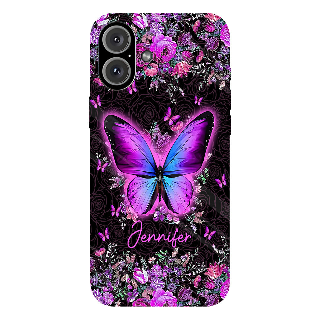 Love Butterflies - Personalized Butterfly Full Print Phone Case
