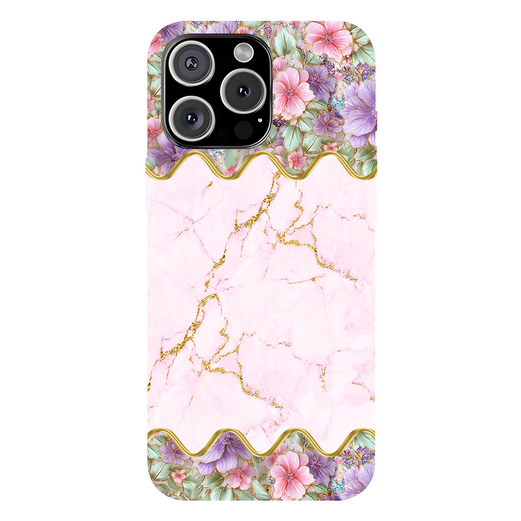 Love Butterfly - Personalized Butterfly Full Print Phone Case & Phone Grip