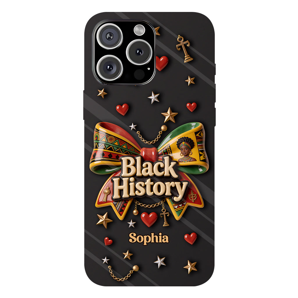 Black History Month - Personalized African American Full Print Phone Case