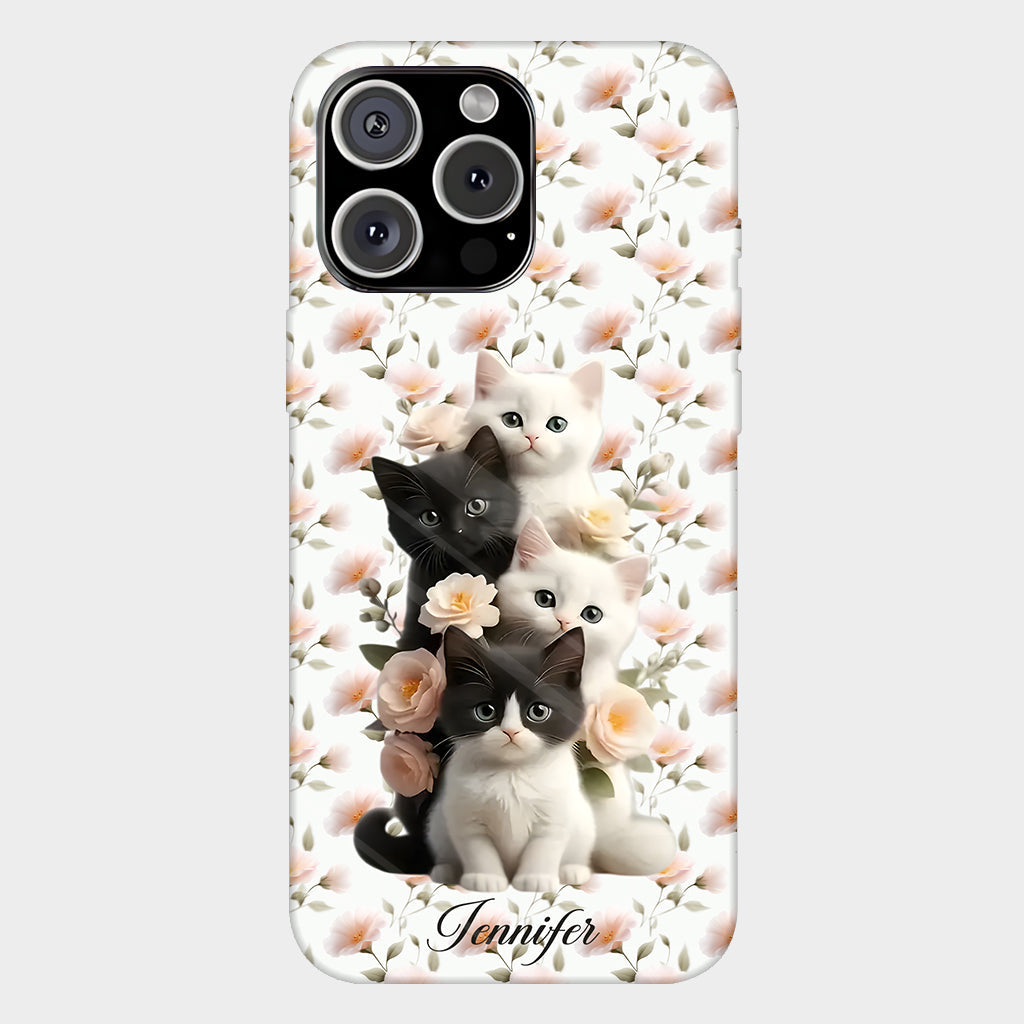 Cute Kittens - Personalized Cat Full Print Phone Case