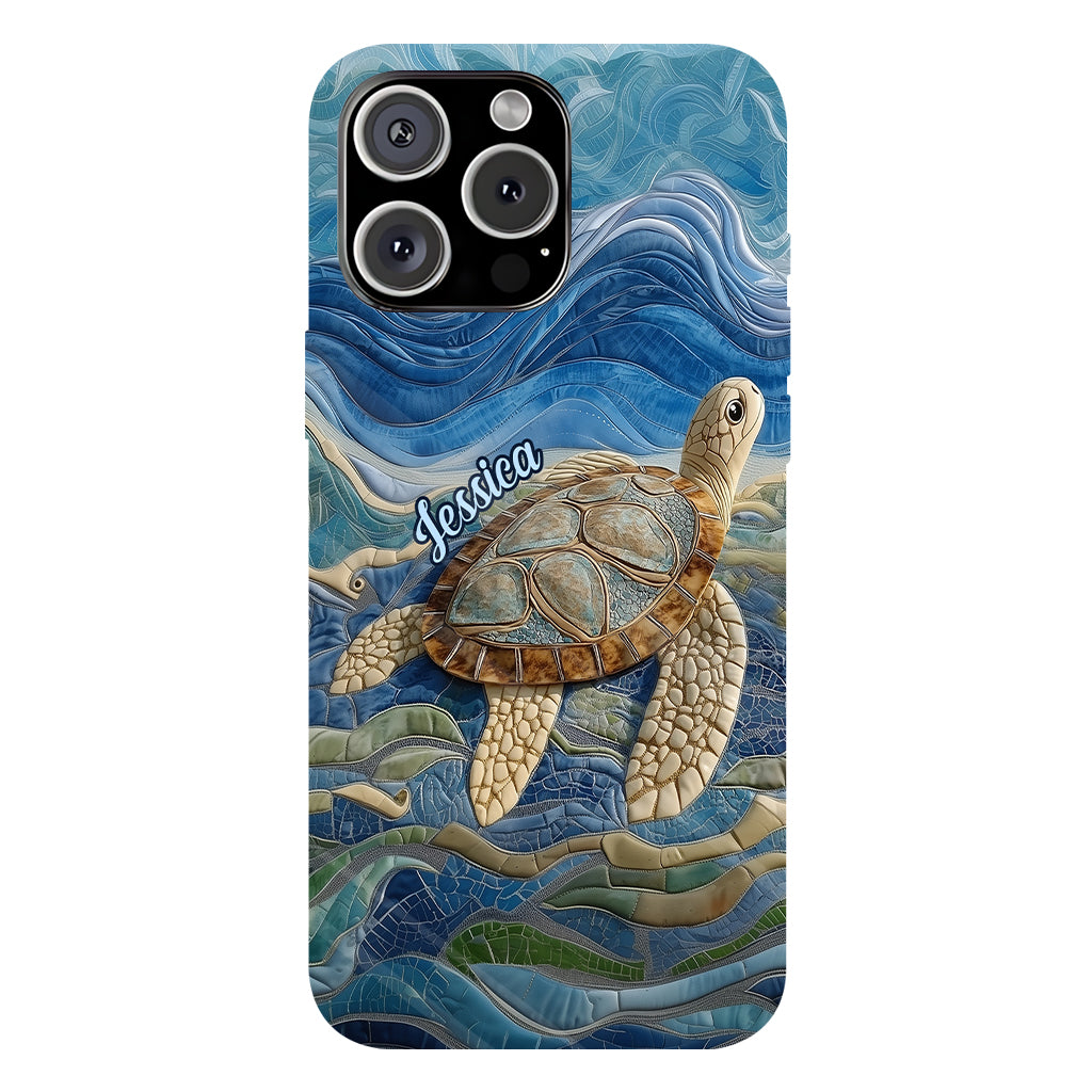 Love Turtles - Personalized Turtle Full Print Phone Case