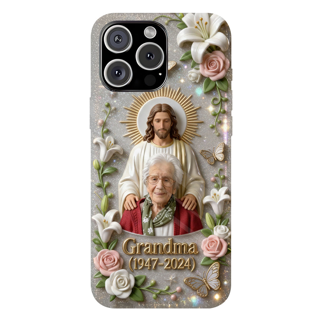 Memorial Gift for Lost of Loved One, Faith in God - Personalized Memorial Full Print Phone Case