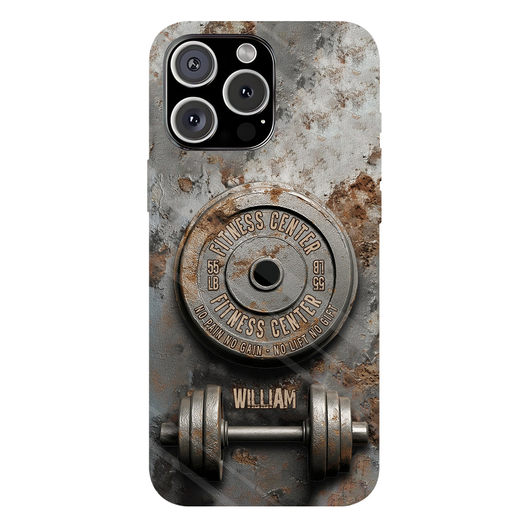 No Pain No Gain - Personalized Fitness Full Print Phone Case