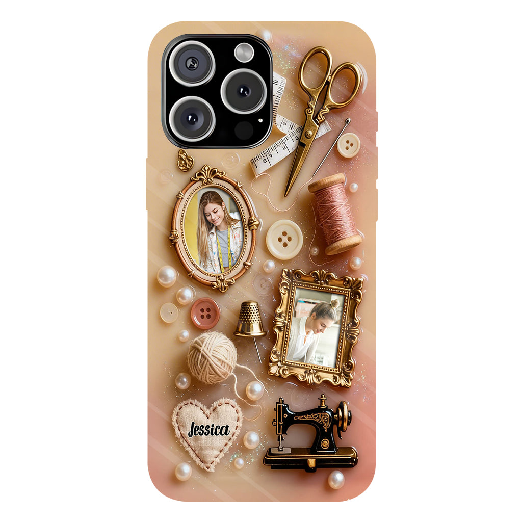 Love Sewing - Personalized Sewing Full Print Phone Case